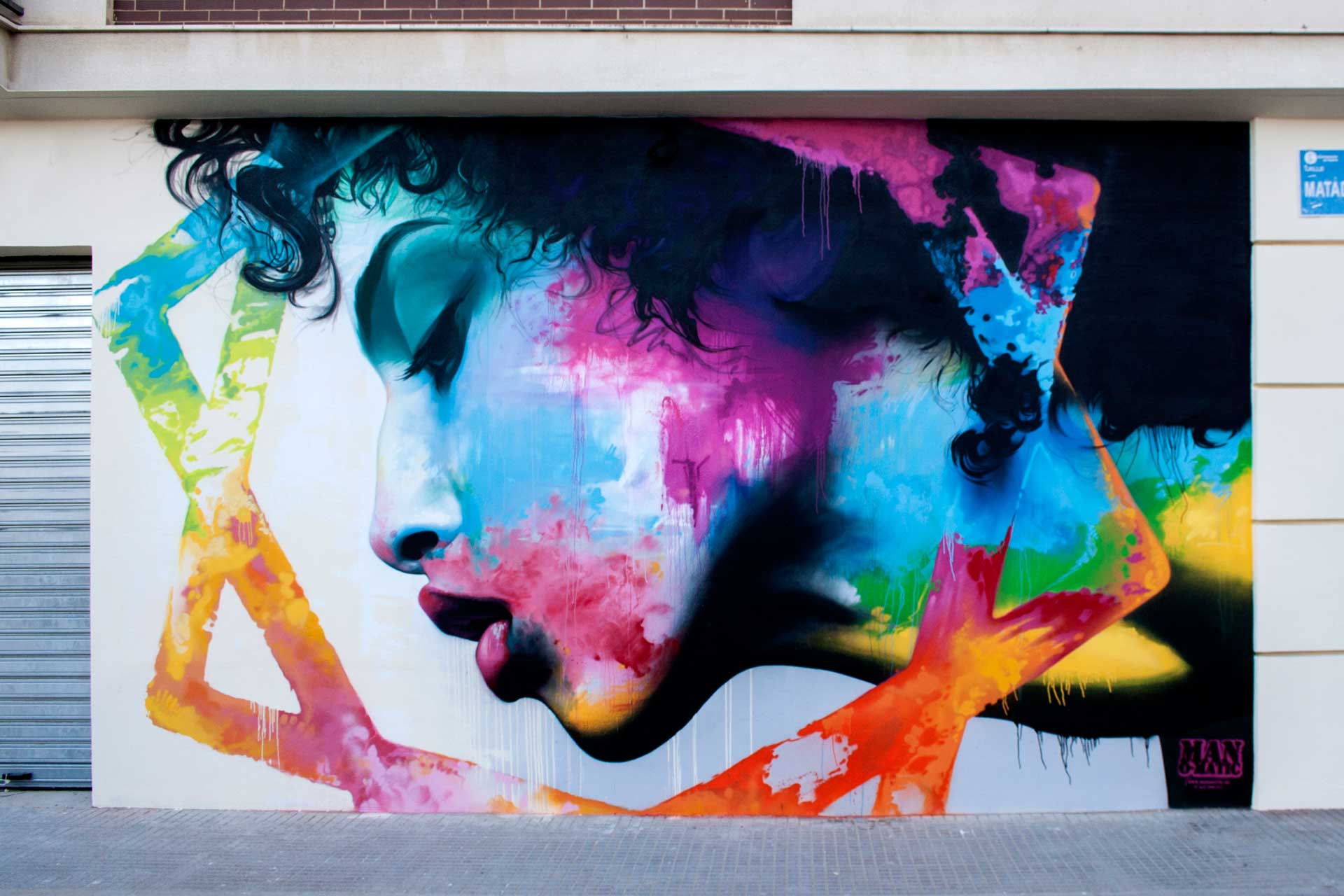 Street Art Homage - Gertrude Vanderbilt Whitney